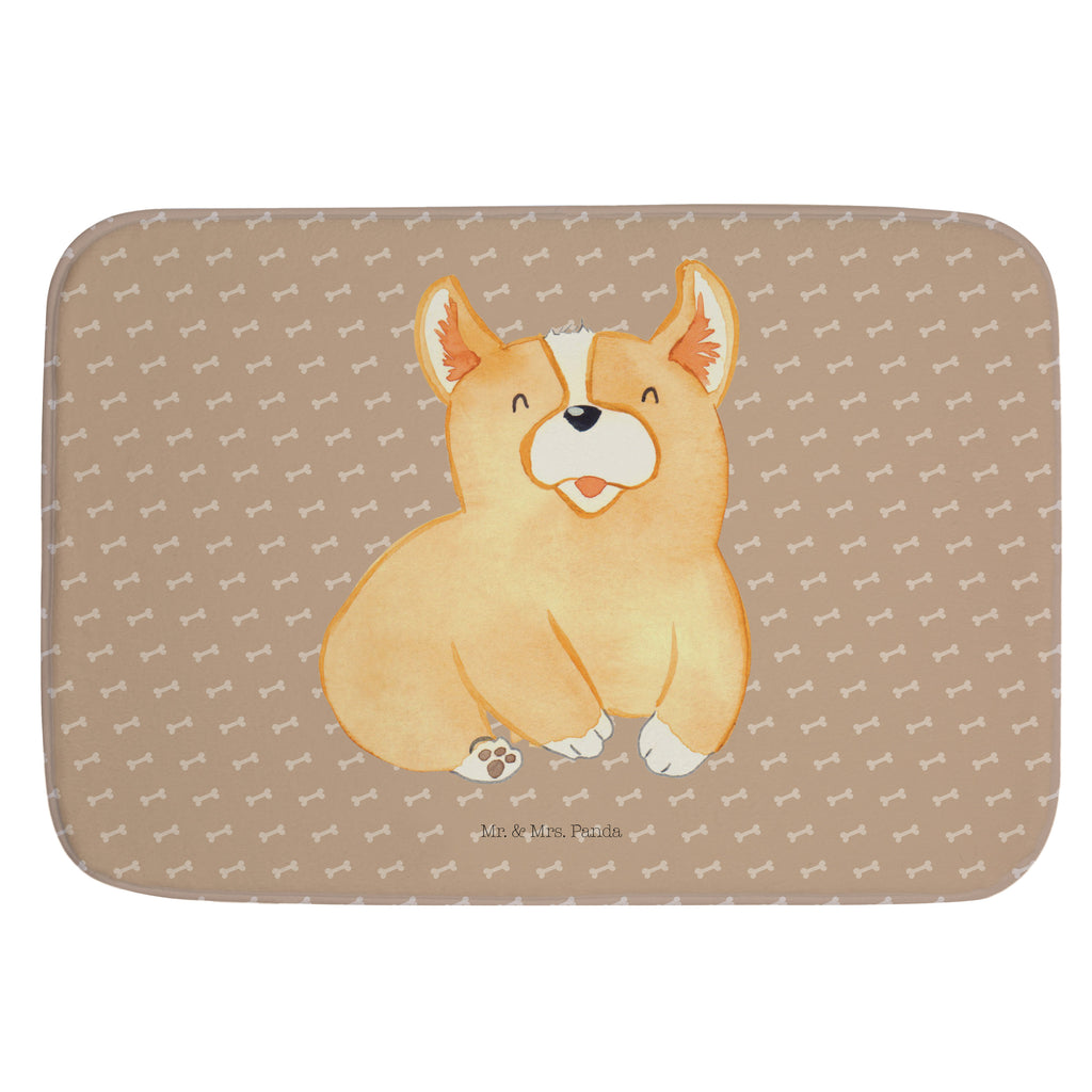 Badvorleger Corgie Badematte, Badteppich, Duschvorleger, Badezimmerteppich, Badezimmermatte, Badvorleger, Duschmatte, Duschteppich, Hund, Hundemotiv, Haustier, Hunderasse, Tierliebhaber, Hundebesitzer, Sprüche, Corgie, Welsh Corgie Pembroke, britisch, Motivation, Spruch, Hundespruch, Lebensfreude