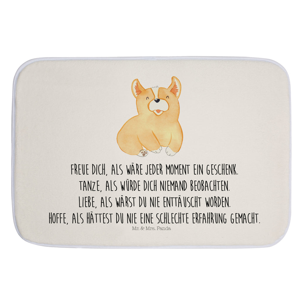 Badvorleger Corgie Badematte, Badteppich, Duschvorleger, Badezimmerteppich, Badezimmermatte, Badvorleger, Duschmatte, Duschteppich, Hund, Hundemotiv, Haustier, Hunderasse, Tierliebhaber, Hundebesitzer, Sprüche, Corgie, Welsh Corgie Pembroke, britisch, Motivation, Spruch, Hundespruch, Lebensfreude