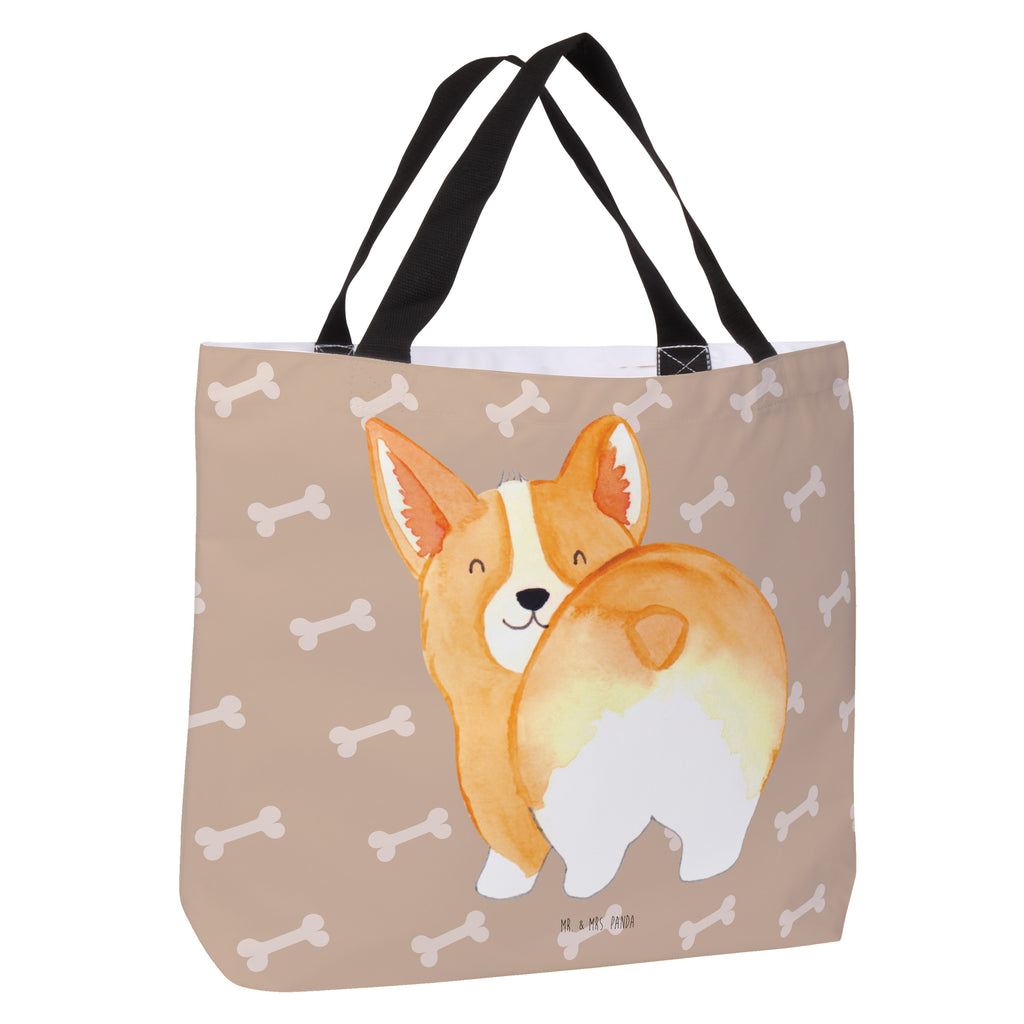 Shopper Corgie Po Beutel, Einkaufstasche, Tasche, Strandtasche, Einkaufsbeutel, Shopper, Schultasche, Freizeittasche, Tragebeutel, Schulbeutel, Alltagstasche, Hund, Hundemotiv, Haustier, Hunderasse, Tierliebhaber, Hundebesitzer, Sprüche, Corgie, Hundeliebe, Motivation, Selbstliebe, Spruch