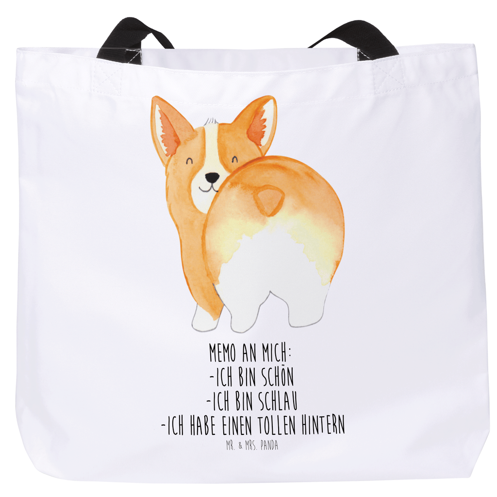 Shopper Corgie Po Beutel, Einkaufstasche, Tasche, Strandtasche, Einkaufsbeutel, Shopper, Schultasche, Freizeittasche, Tragebeutel, Schulbeutel, Alltagstasche, Hund, Hundemotiv, Haustier, Hunderasse, Tierliebhaber, Hundebesitzer, Sprüche, Corgie, Hundeliebe, Motivation, Selbstliebe, Spruch