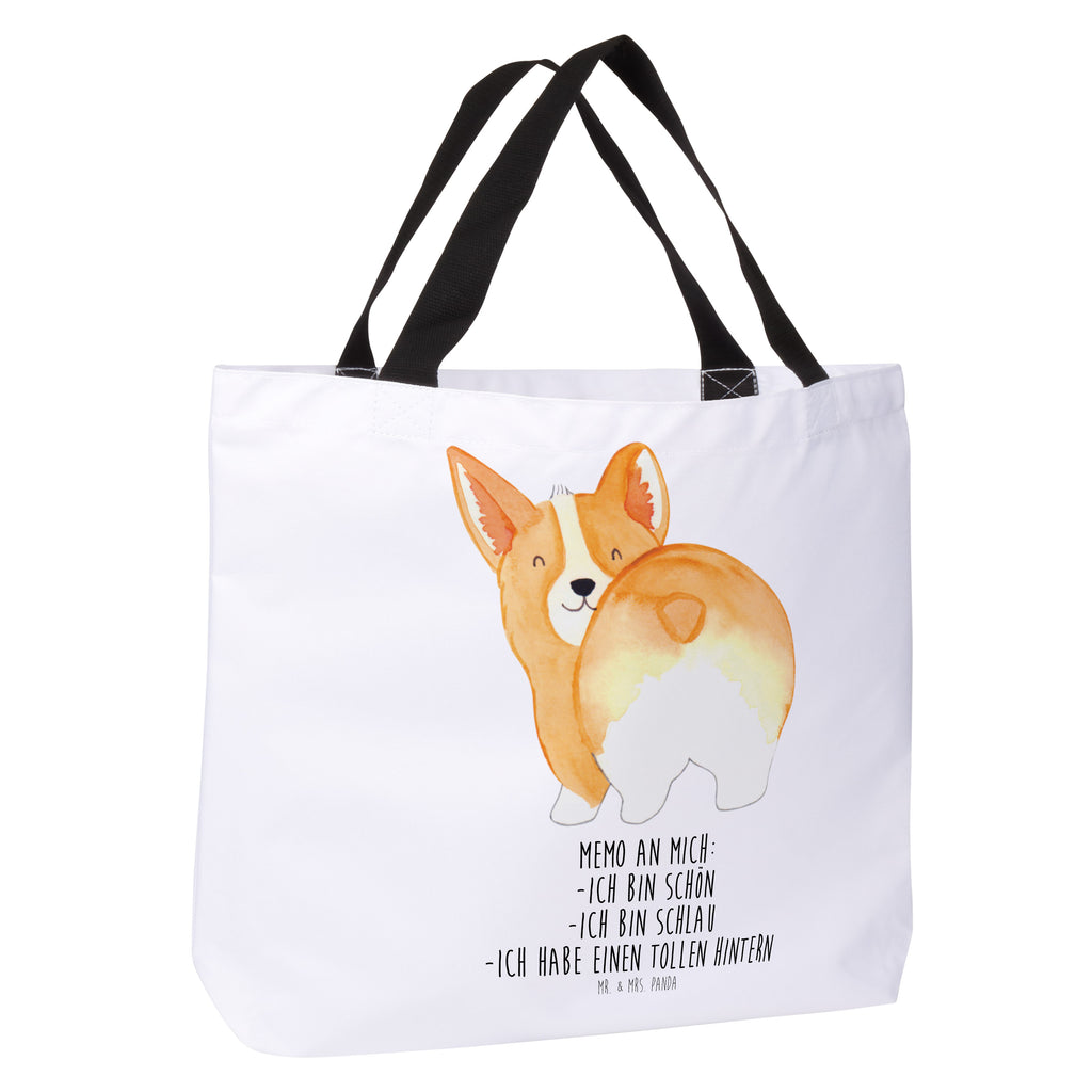 Shopper Corgie Po Beutel, Einkaufstasche, Tasche, Strandtasche, Einkaufsbeutel, Shopper, Schultasche, Freizeittasche, Tragebeutel, Schulbeutel, Alltagstasche, Hund, Hundemotiv, Haustier, Hunderasse, Tierliebhaber, Hundebesitzer, Sprüche, Corgie, Hundeliebe, Motivation, Selbstliebe, Spruch