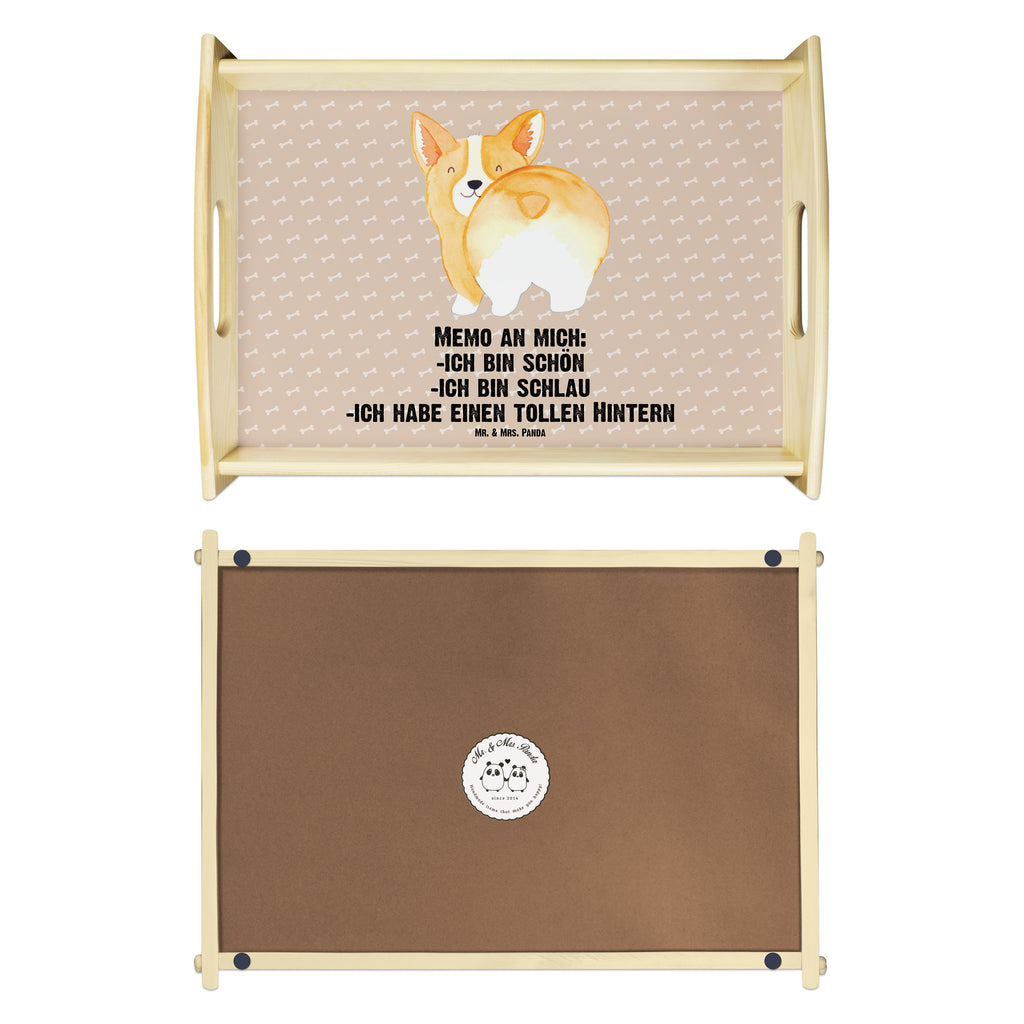 Serviertablett Corgie Po Tablett, Holztablett, Küchentablett, Dekotablett, Frühstückstablett, Hund, Hundemotiv, Haustier, Hunderasse, Tierliebhaber, Hundebesitzer, Sprüche, Corgie, Hundeliebe, Motivation, Selbstliebe, Spruch