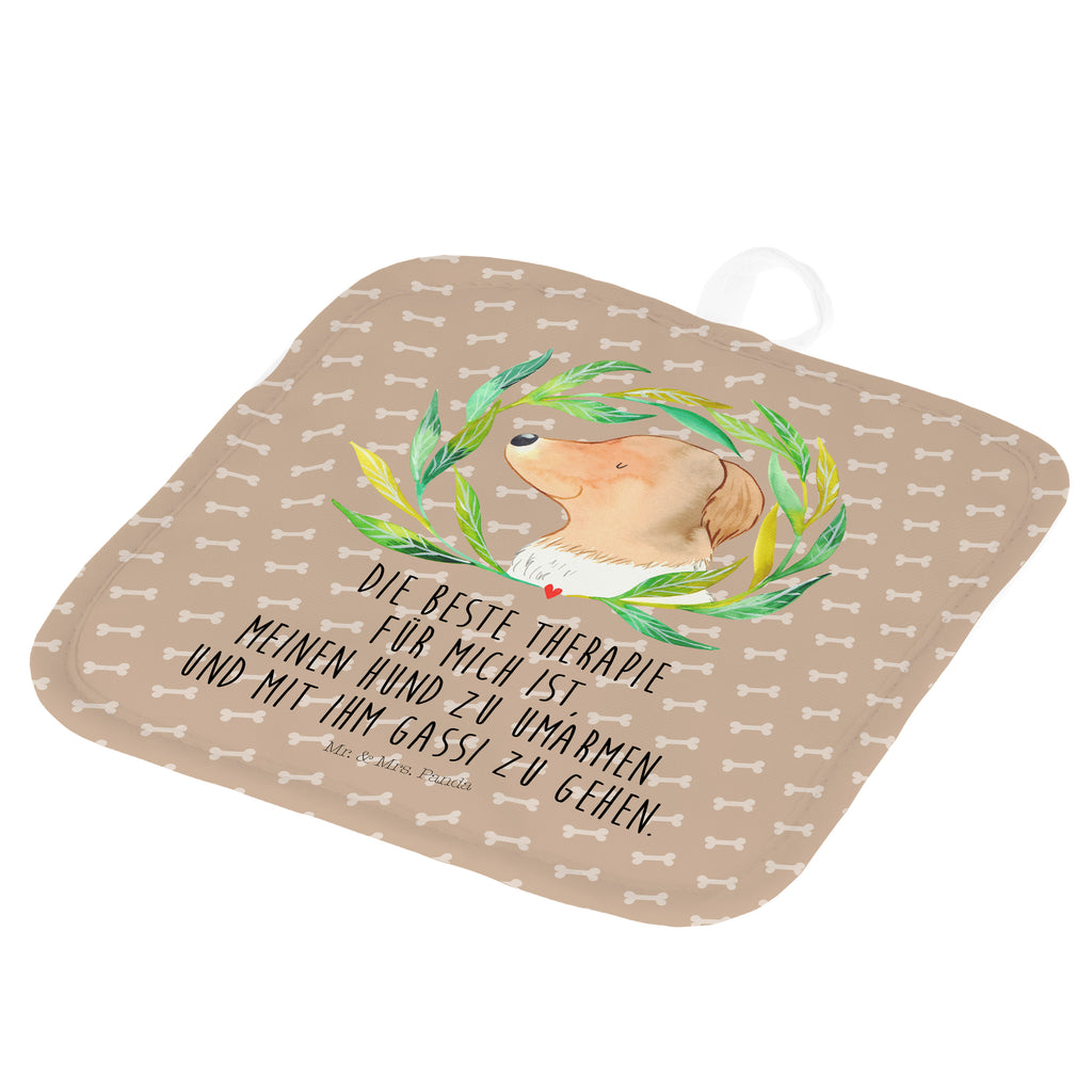 2er Set Topflappen  Hund Ranke Topflappen, Topfuntersetzer, Ofenhandschuh, Topflappen Set, Topflappen lustig, Topflappen mit Spruch, Hund, Hundemotiv, Haustier, Hunderasse, Tierliebhaber, Hundebesitzer, Sprüche, Ranke, Therapie, Selbsttherapie, Hundeliebe, Hundeglück, Hunde