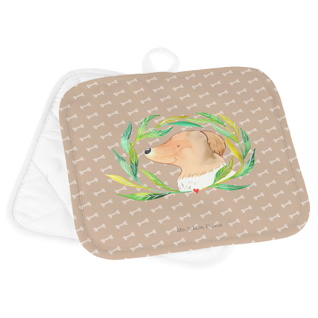 2er Set Topflappen  Hund Ranke Topflappen, Topfuntersetzer, Ofenhandschuh, Topflappen Set, Topflappen lustig, Topflappen mit Spruch, Hund, Hundemotiv, Haustier, Hunderasse, Tierliebhaber, Hundebesitzer, Sprüche, Ranke, Therapie, Selbsttherapie, Hundeliebe, Hundeglück, Hunde