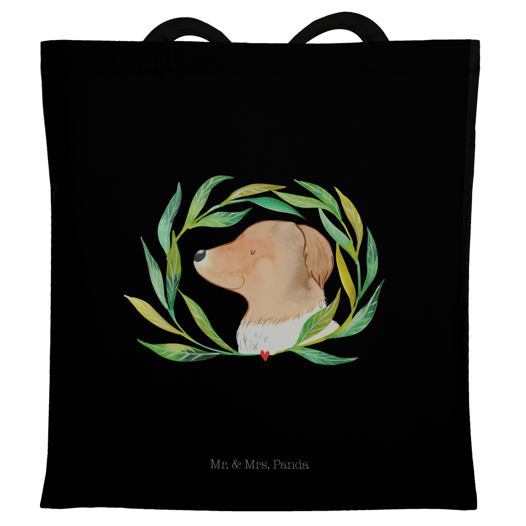 Tragetasche Hund Ranke Beuteltasche, Beutel, Einkaufstasche, Jutebeutel, Stoffbeutel, Hund, Hundemotiv, Haustier, Hunderasse, Tierliebhaber, Hundebesitzer, Sprüche, Ranke, Therapie, Selbsttherapie, Hundeliebe, Hundeglück, Hunde