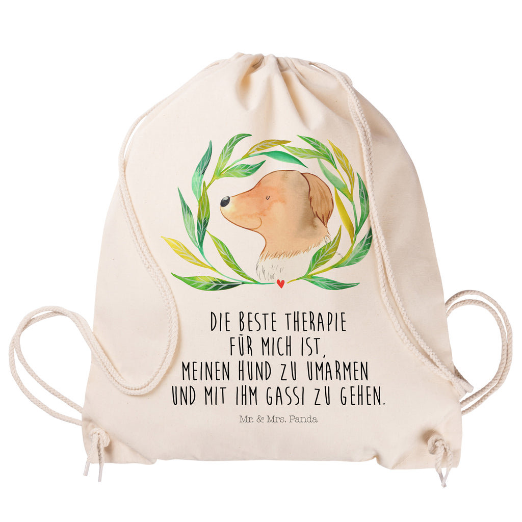 Sportbeutel Hund Ranke Turnbeutel, Beutel, Sporttasche, Tasche, Stoffbeutel, Hund, Hundemotiv, Haustier, Hunderasse, Tierliebhaber, Hundebesitzer, Sprüche, Ranke, Therapie, Selbsttherapie, Hundeliebe, Hundeglück, Hunde