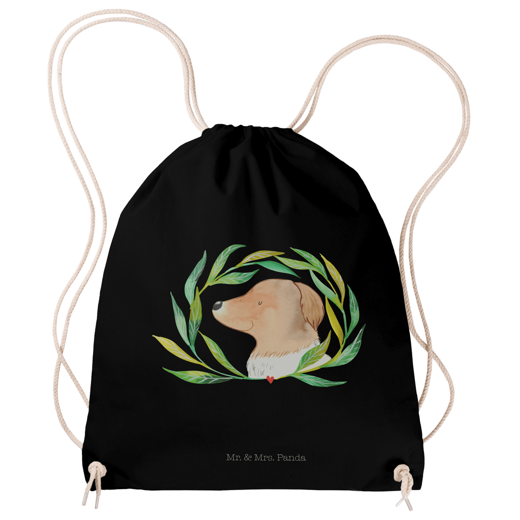 Sportbeutel Hund Ranke Turnbeutel, Beutel, Sporttasche, Tasche, Stoffbeutel, Hund, Hundemotiv, Haustier, Hunderasse, Tierliebhaber, Hundebesitzer, Sprüche, Ranke, Therapie, Selbsttherapie, Hundeliebe, Hundeglück, Hunde