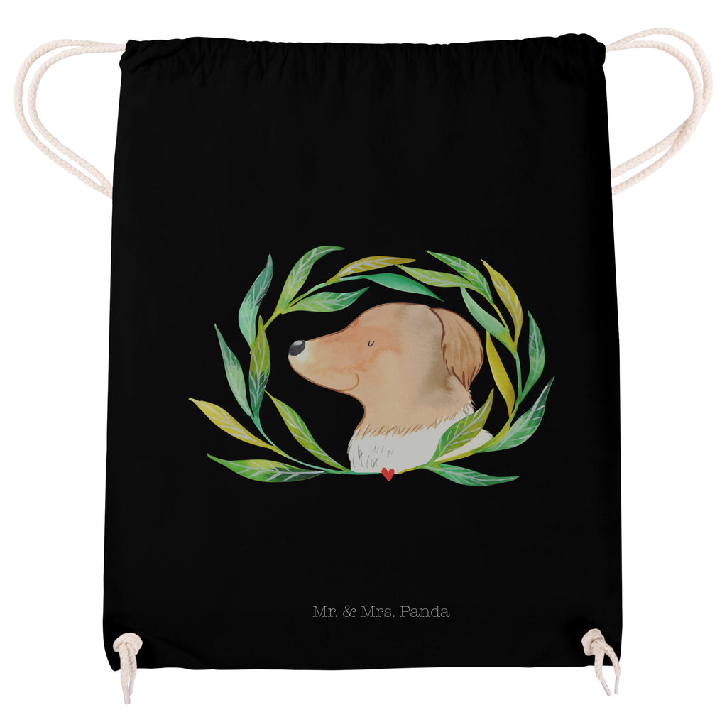 Sportbeutel Hund Ranke Turnbeutel, Beutel, Sporttasche, Tasche, Stoffbeutel, Hund, Hundemotiv, Haustier, Hunderasse, Tierliebhaber, Hundebesitzer, Sprüche, Ranke, Therapie, Selbsttherapie, Hundeliebe, Hundeglück, Hunde