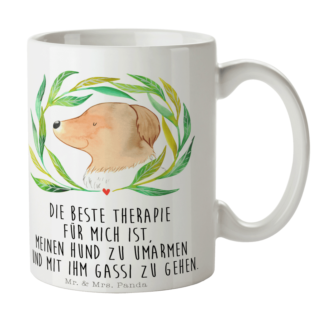 Tasse Hund Ranke Hund, Ranke, Therapie, Selbsttherapie, Hundeliebe, Hundeglück, Hunde Becher, Kaffeetasse, Kaffeebecher, Tee, Frühstück, Büro  Hund, Hundemotiv, Haustier, Hunderasse, Tierliebhaber, Hundebesitzer, Sprüche