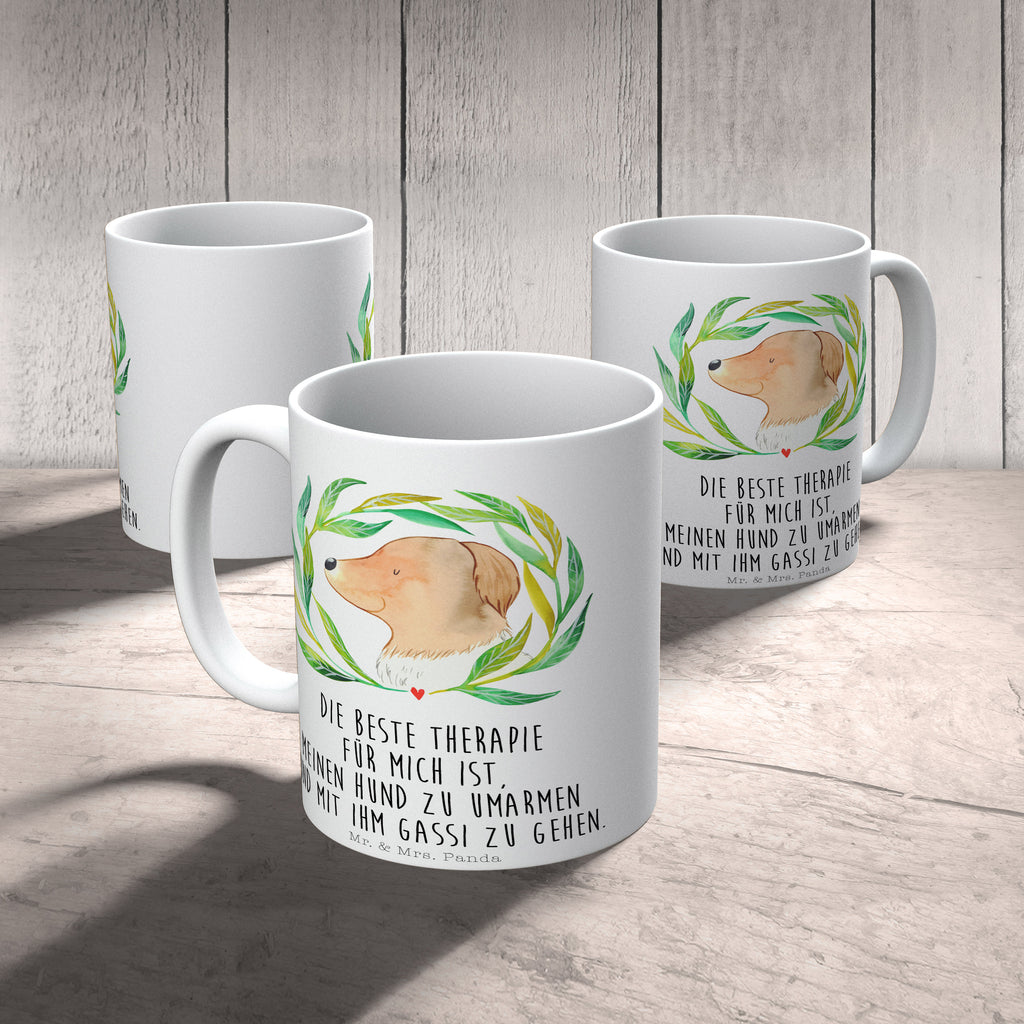 Tasse Hund Ranke Hund, Ranke, Therapie, Selbsttherapie, Hundeliebe, Hundeglück, Hunde Becher, Kaffeetasse, Kaffeebecher, Tee, Frühstück, Büro  Hund, Hundemotiv, Haustier, Hunderasse, Tierliebhaber, Hundebesitzer, Sprüche