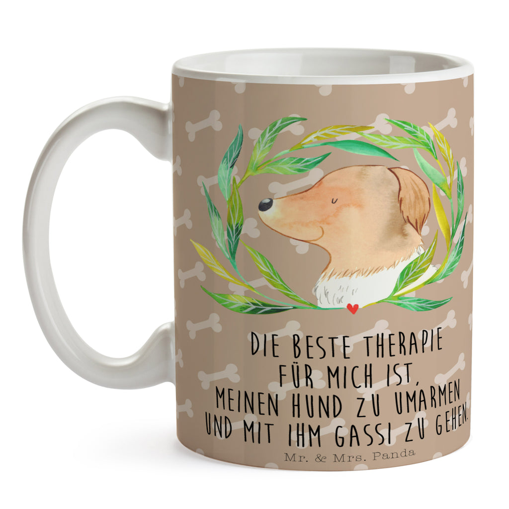 Tasse Hund Ranke Hund, Ranke, Therapie, Selbsttherapie, Hundeliebe, Hundeglück, Hunde Becher, Kaffeetasse, Kaffeebecher, Tee, Frühstück, Büro  Hund, Hundemotiv, Haustier, Hunderasse, Tierliebhaber, Hundebesitzer, Sprüche