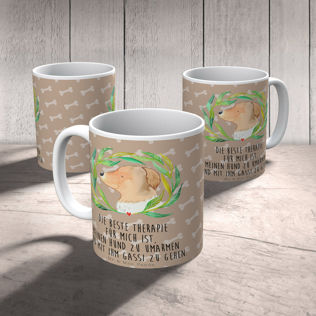 Tasse Hund Ranke Hund, Ranke, Therapie, Selbsttherapie, Hundeliebe, Hundeglück, Hunde Becher, Kaffeetasse, Kaffeebecher, Tee, Frühstück, Büro  Hund, Hundemotiv, Haustier, Hunderasse, Tierliebhaber, Hundebesitzer, Sprüche
