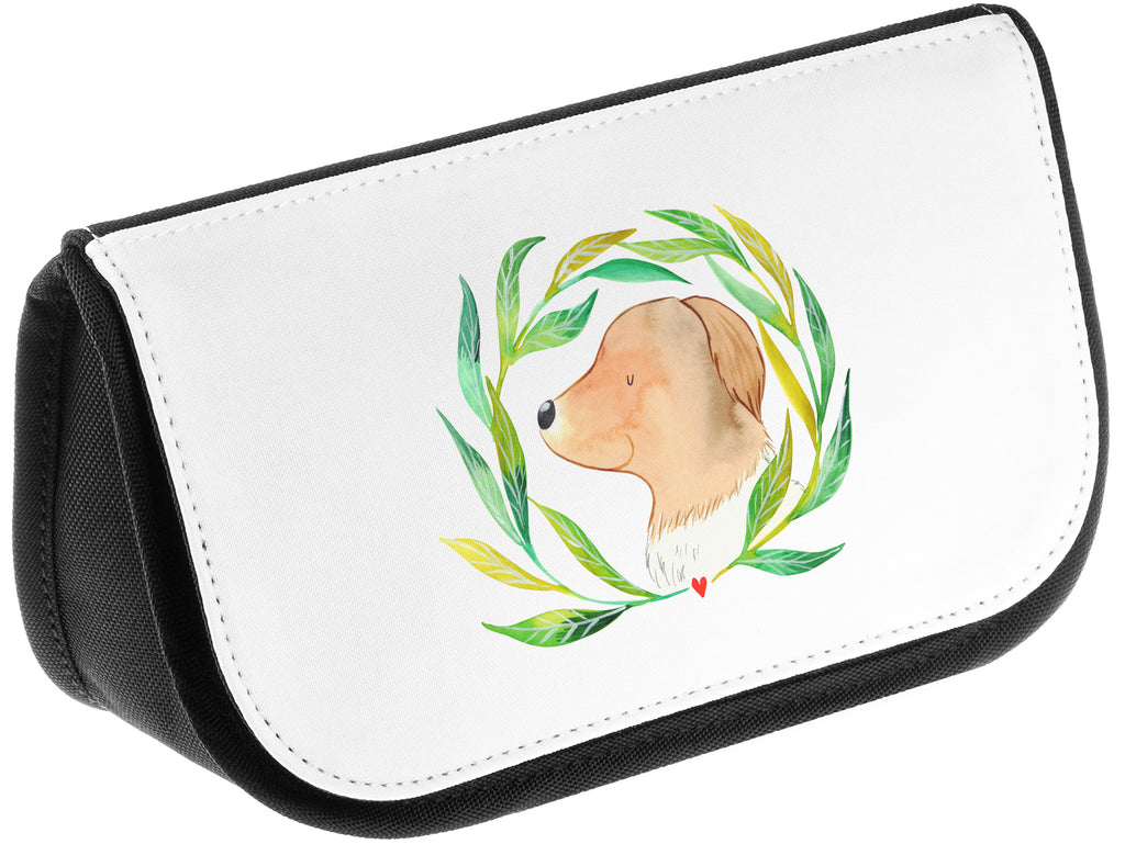 Kosmetiktasche Hund Ranke Kosmetikbeutel, Kulturtasche, Kulturbeutel, Schminktasche, Make-Up Tasche, Hund, Hundemotiv, Haustier, Hunderasse, Tierliebhaber, Hundebesitzer, Sprüche, Ranke, Therapie, Selbsttherapie, Hundeliebe, Hundeglück, Hunde