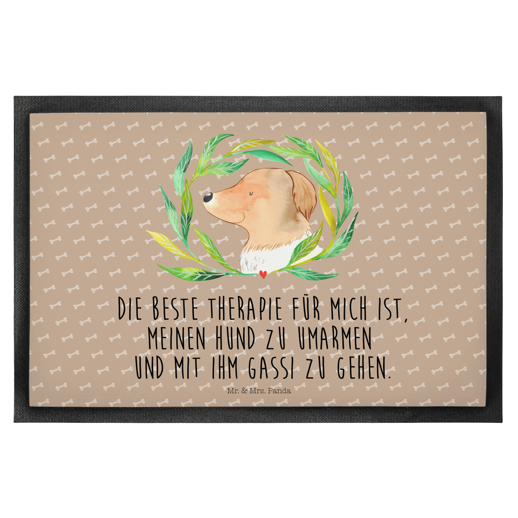 Fußmatte Hund Ranke Hund, Ranke, Therapie, Selbsttherapie, Hundeliebe, Hundeglück, Hunde Türvorleger, Schmutzmatte, Fußabtreter, Matte, Schmutzfänger, Fußabstreifer, Schmutzfangmatte, Türmatte, Motivfußmatte,  Haustürmatte, Vorleger  Hund, Hundemotiv, Haustier, Hunderasse, Tierliebhaber, Hundebesitzer, Sprüche