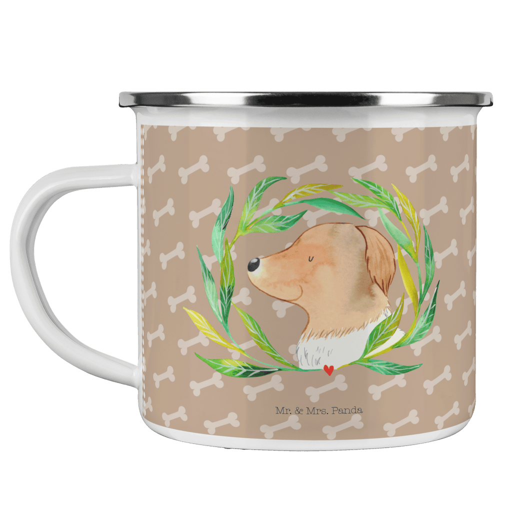 Camping Emaille Tasse Hund Ranke Campingtasse, Trinkbecher, Metalltasse, Outdoor Tasse, Emaille Trinkbecher, Blechtasse Outdoor, Emaille Campingbecher, Edelstahl Trinkbecher, Metalltasse für Camping, Kaffee Blechtasse, Camping Tasse Metall, Hund, Hundemotiv, Haustier, Hunderasse, Tierliebhaber, Hundebesitzer, Sprüche, Ranke, Therapie, Selbsttherapie, Hundeliebe, Hundeglück, Hunde