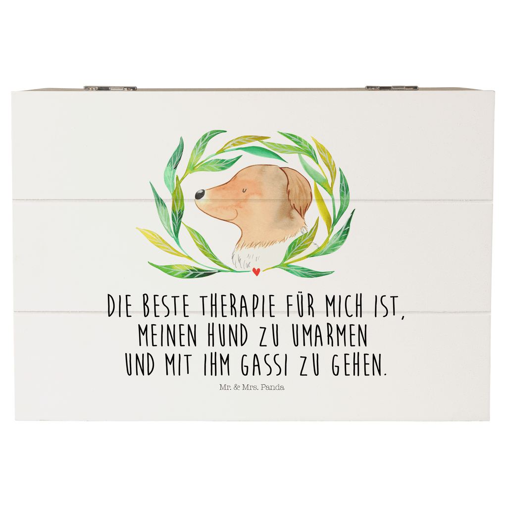 Holzkiste Hund Ranke Holzkiste, Kiste, Schatzkiste, Truhe, Schatulle, XXL, Erinnerungsbox, Erinnerungskiste, Dekokiste, Aufbewahrungsbox, Hund, Hundemotiv, Haustier, Hunderasse, Tierliebhaber, Hundebesitzer, Sprüche, Ranke, Therapie, Selbsttherapie, Hundeliebe, Hundeglück, Hunde