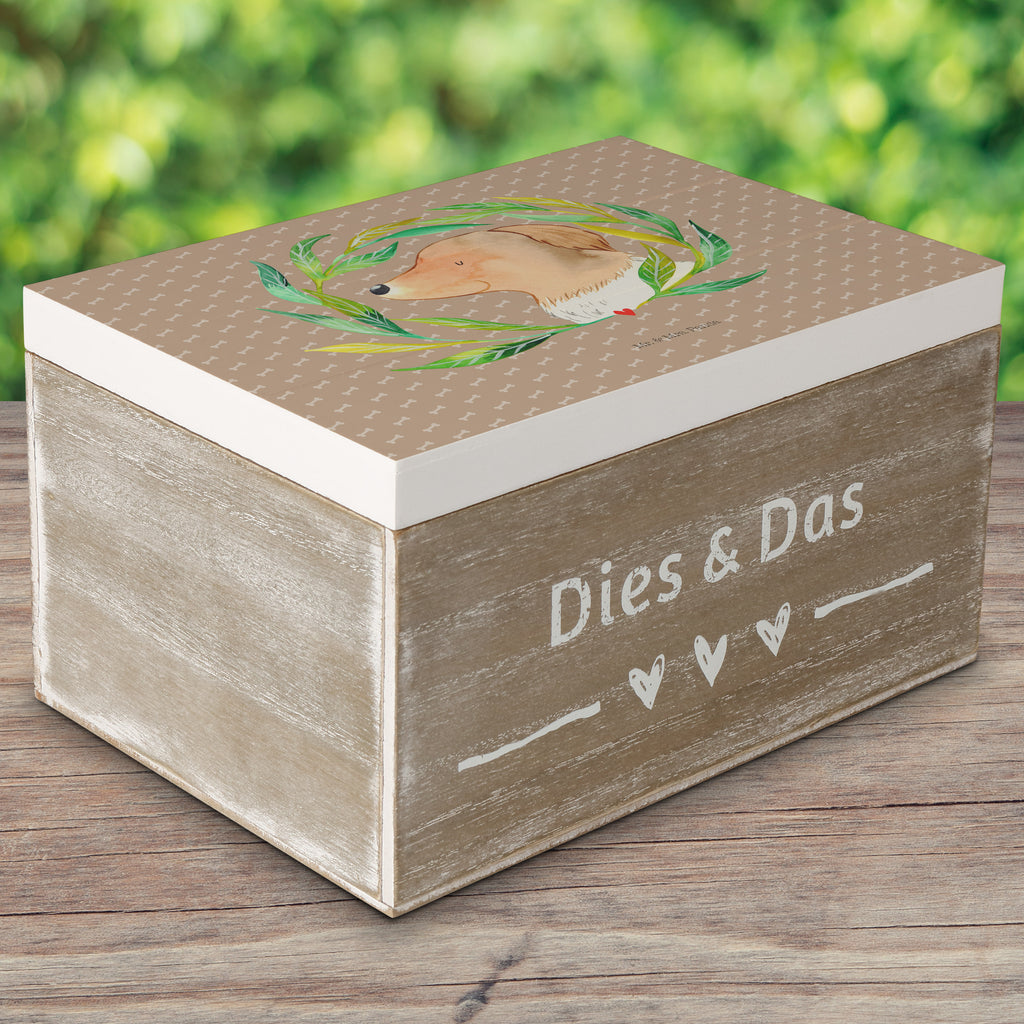 Holzkiste Hund Ranke Holzkiste, Kiste, Schatzkiste, Truhe, Schatulle, XXL, Erinnerungsbox, Erinnerungskiste, Dekokiste, Aufbewahrungsbox, Hund, Hundemotiv, Haustier, Hunderasse, Tierliebhaber, Hundebesitzer, Sprüche, Ranke, Therapie, Selbsttherapie, Hundeliebe, Hundeglück, Hunde