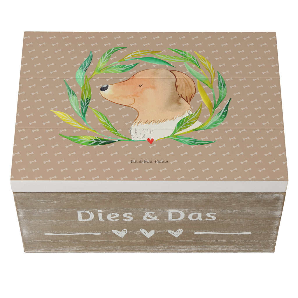 Holzkiste Hund Ranke Holzkiste, Kiste, Schatzkiste, Truhe, Schatulle, XXL, Erinnerungsbox, Erinnerungskiste, Dekokiste, Aufbewahrungsbox, Hund, Hundemotiv, Haustier, Hunderasse, Tierliebhaber, Hundebesitzer, Sprüche, Ranke, Therapie, Selbsttherapie, Hundeliebe, Hundeglück, Hunde
