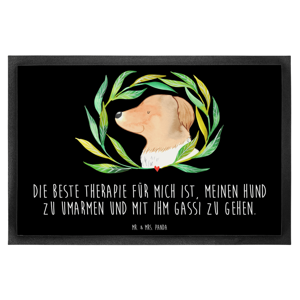 Fußmatte Hund Ranke Hund, Ranke, Therapie, Selbsttherapie, Hundeliebe, Hundeglück, Hunde Türvorleger, Schmutzmatte, Fußabtreter, Matte, Schmutzfänger, Fußabstreifer, Schmutzfangmatte, Türmatte, Motivfußmatte,  Haustürmatte, Vorleger  Hund, Hundemotiv, Haustier, Hunderasse, Tierliebhaber, Hundebesitzer, Sprüche