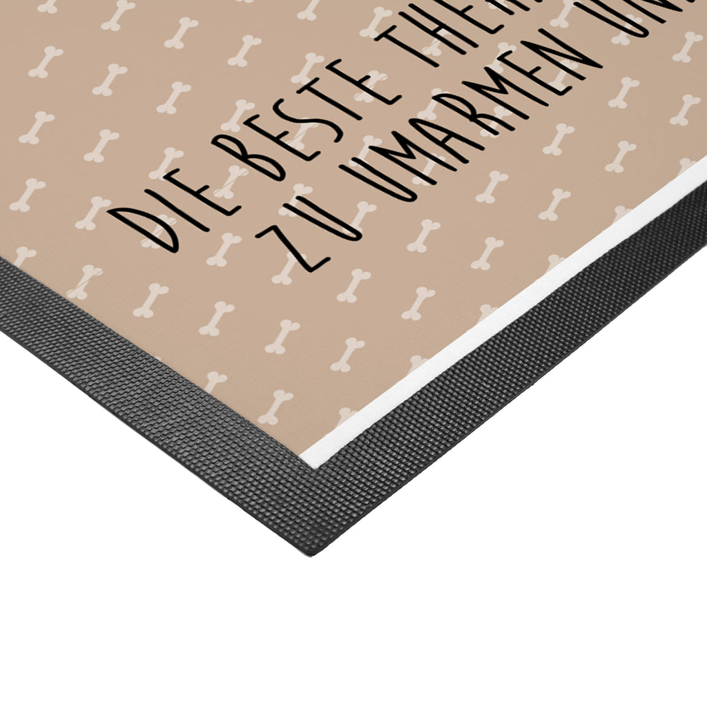 Fußmatte Hund Ranke Hund, Ranke, Therapie, Selbsttherapie, Hundeliebe, Hundeglück, Hunde Türvorleger, Schmutzmatte, Fußabtreter, Matte, Schmutzfänger, Fußabstreifer, Schmutzfangmatte, Türmatte, Motivfußmatte,  Haustürmatte, Vorleger  Hund, Hundemotiv, Haustier, Hunderasse, Tierliebhaber, Hundebesitzer, Sprüche