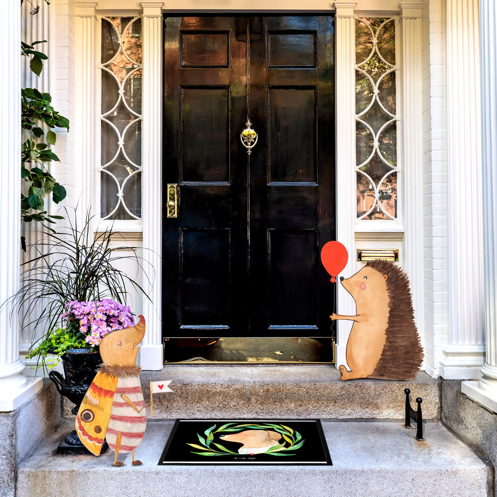 Fußmatte Hund Ranke Hund, Ranke, Therapie, Selbsttherapie, Hundeliebe, Hundeglück, Hunde Türvorleger, Schmutzmatte, Fußabtreter, Matte, Schmutzfänger, Fußabstreifer, Schmutzfangmatte, Türmatte, Motivfußmatte,  Haustürmatte, Vorleger  Hund, Hundemotiv, Haustier, Hunderasse, Tierliebhaber, Hundebesitzer, Sprüche