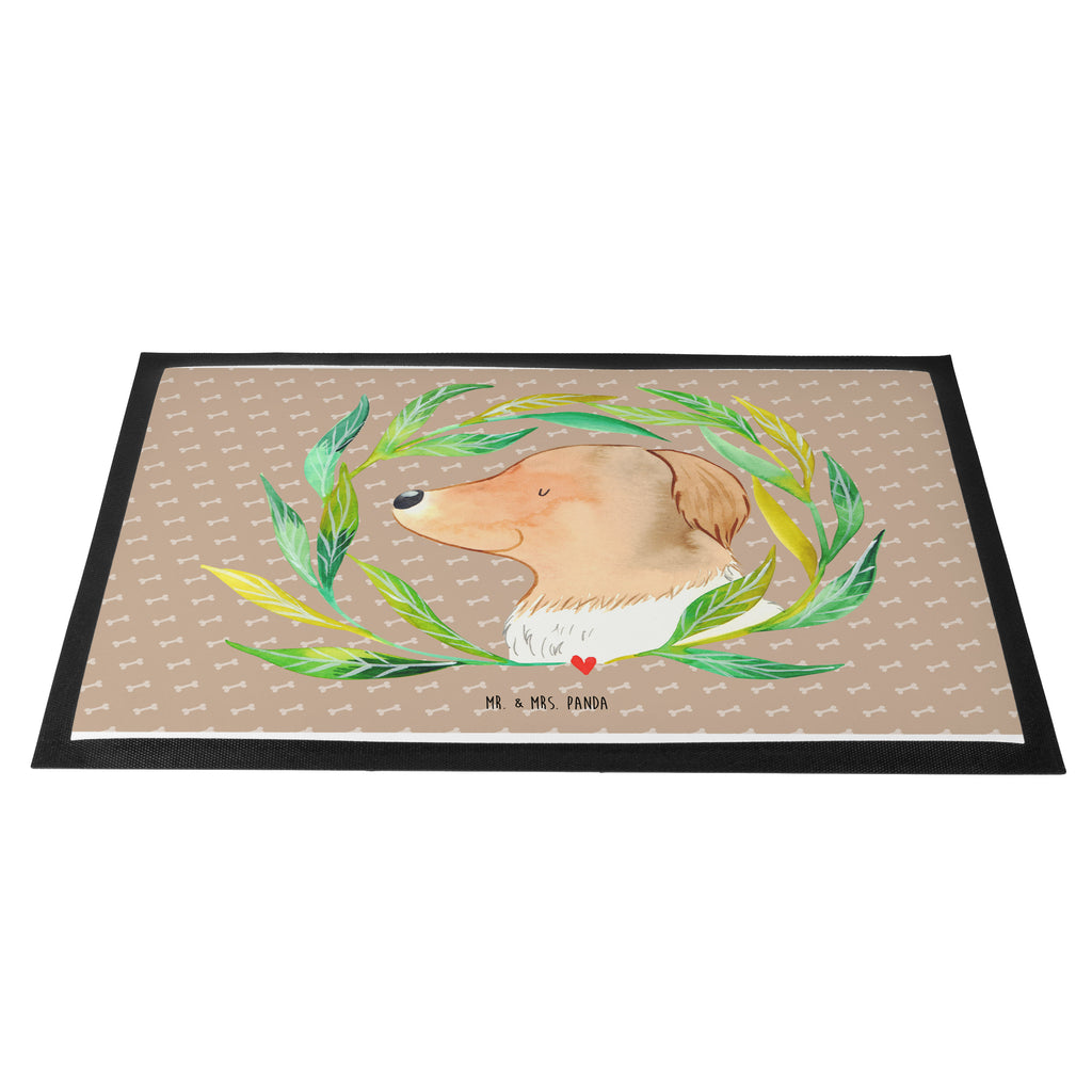 Fußmatte Hund Ranke Hund, Ranke, Therapie, Selbsttherapie, Hundeliebe, Hundeglück, Hunde Türvorleger, Schmutzmatte, Fußabtreter, Matte, Schmutzfänger, Fußabstreifer, Schmutzfangmatte, Türmatte, Motivfußmatte,  Haustürmatte, Vorleger  Hund, Hundemotiv, Haustier, Hunderasse, Tierliebhaber, Hundebesitzer, Sprüche