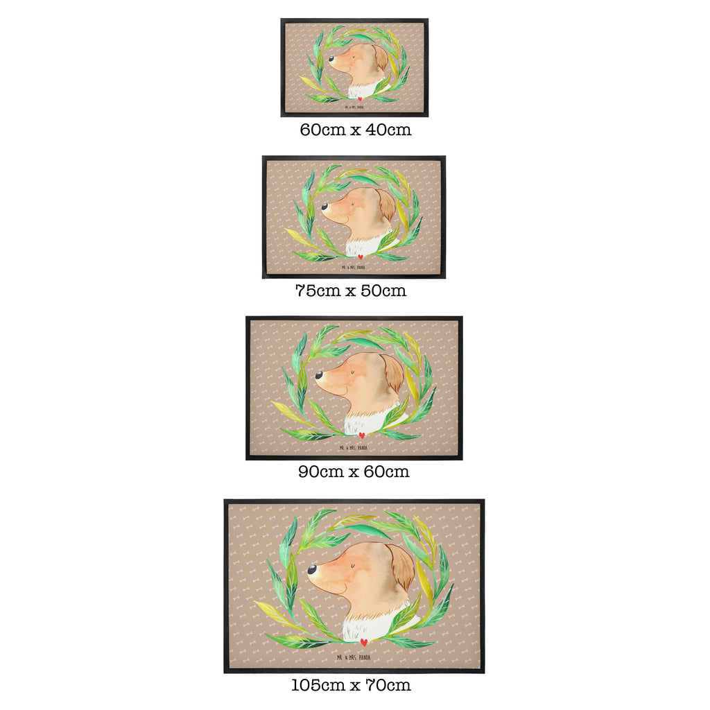 Fußmatte Hund Ranke Hund, Ranke, Therapie, Selbsttherapie, Hundeliebe, Hundeglück, Hunde Türvorleger, Schmutzmatte, Fußabtreter, Matte, Schmutzfänger, Fußabstreifer, Schmutzfangmatte, Türmatte, Motivfußmatte,  Haustürmatte, Vorleger  Hund, Hundemotiv, Haustier, Hunderasse, Tierliebhaber, Hundebesitzer, Sprüche