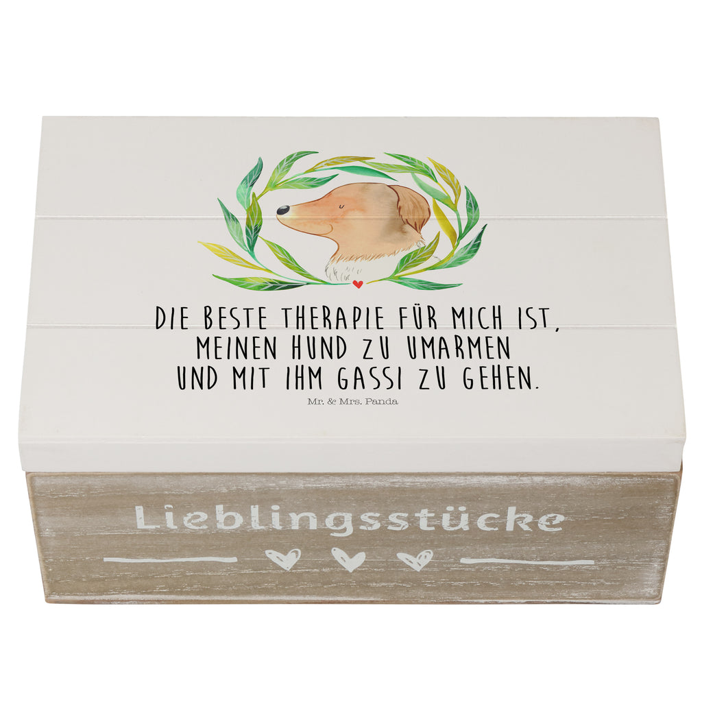 Holzkiste Hund Ranke Holzkiste, Kiste, Schatzkiste, Truhe, Schatulle, XXL, Erinnerungsbox, Erinnerungskiste, Dekokiste, Aufbewahrungsbox, Hund, Hundemotiv, Haustier, Hunderasse, Tierliebhaber, Hundebesitzer, Sprüche, Ranke, Therapie, Selbsttherapie, Hundeliebe, Hundeglück, Hunde