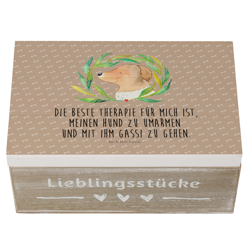Holzkiste Hund Ranke Holzkiste, Kiste, Schatzkiste, Truhe, Schatulle, XXL, Erinnerungsbox, Erinnerungskiste, Dekokiste, Aufbewahrungsbox, Hund, Hundemotiv, Haustier, Hunderasse, Tierliebhaber, Hundebesitzer, Sprüche, Ranke, Therapie, Selbsttherapie, Hundeliebe, Hundeglück, Hunde