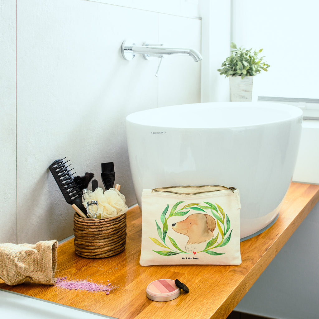 Schminktasche Hund Ranke Schminktasche, Kosmetiktasche, Kosmetikbeutel, Stiftemäppchen, Etui, Federmappe, Makeup, XXL, Schminketui, Kosmetiketui, Schlamperetui, Hund, Hundemotiv, Haustier, Hunderasse, Tierliebhaber, Hundebesitzer, Sprüche, Ranke, Therapie, Selbsttherapie, Hundeliebe, Hundeglück, Hunde