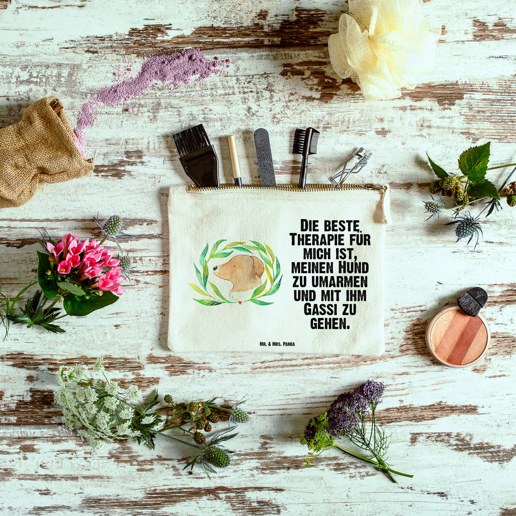 Schminktasche Hund Ranke Schminktasche, Kosmetiktasche, Kosmetikbeutel, Stiftemäppchen, Etui, Federmappe, Makeup, XXL, Schminketui, Kosmetiketui, Schlamperetui, Hund, Hundemotiv, Haustier, Hunderasse, Tierliebhaber, Hundebesitzer, Sprüche, Ranke, Therapie, Selbsttherapie, Hundeliebe, Hundeglück, Hunde