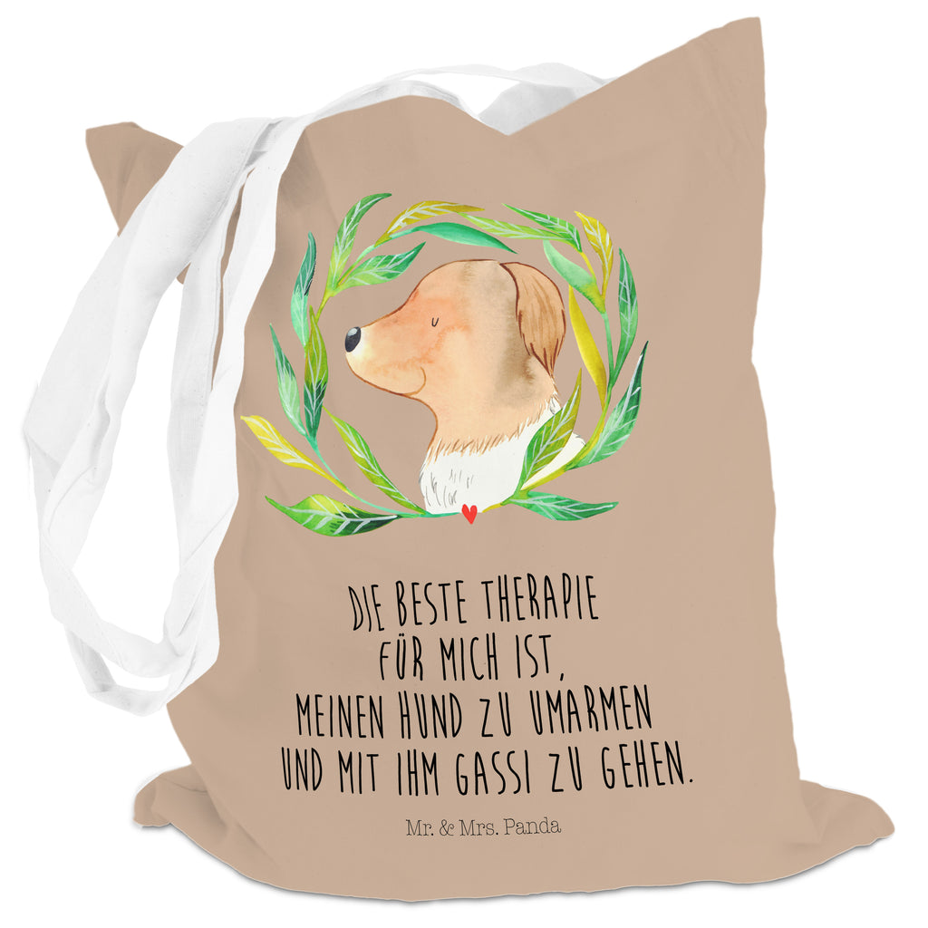 Tragetasche Hund Ranke Beuteltasche, Beutel, Einkaufstasche, Jutebeutel, Stoffbeutel, Hund, Hundemotiv, Haustier, Hunderasse, Tierliebhaber, Hundebesitzer, Sprüche, Ranke, Therapie, Selbsttherapie, Hundeliebe, Hundeglück, Hunde