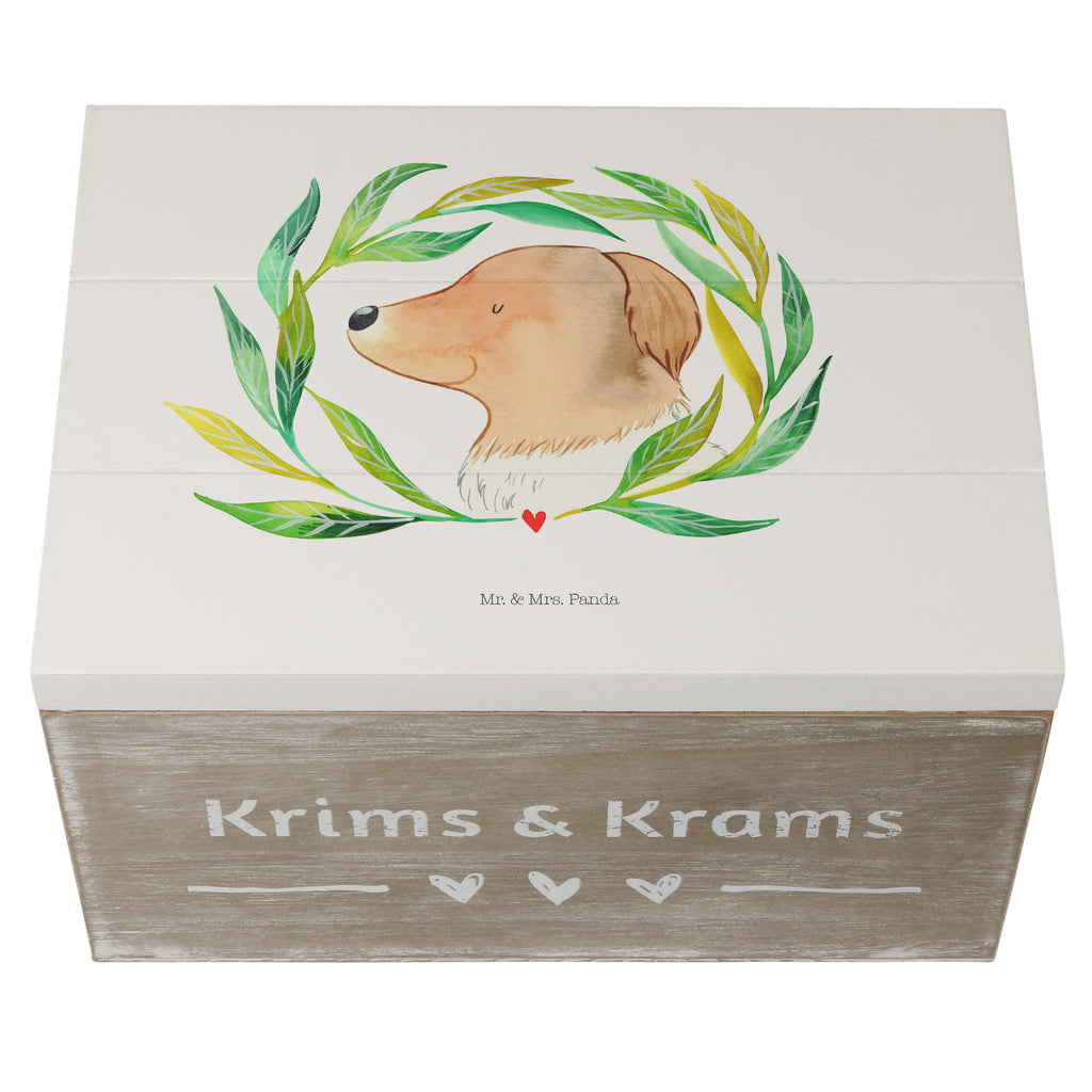 Holzkiste Hund Ranke Holzkiste, Kiste, Schatzkiste, Truhe, Schatulle, XXL, Erinnerungsbox, Erinnerungskiste, Dekokiste, Aufbewahrungsbox, Hund, Hundemotiv, Haustier, Hunderasse, Tierliebhaber, Hundebesitzer, Sprüche, Ranke, Therapie, Selbsttherapie, Hundeliebe, Hundeglück, Hunde