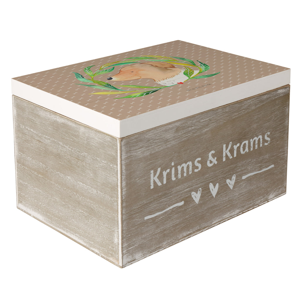 Holzkiste Hund Ranke Holzkiste, Kiste, Schatzkiste, Truhe, Schatulle, XXL, Erinnerungsbox, Erinnerungskiste, Dekokiste, Aufbewahrungsbox, Hund, Hundemotiv, Haustier, Hunderasse, Tierliebhaber, Hundebesitzer, Sprüche, Ranke, Therapie, Selbsttherapie, Hundeliebe, Hundeglück, Hunde