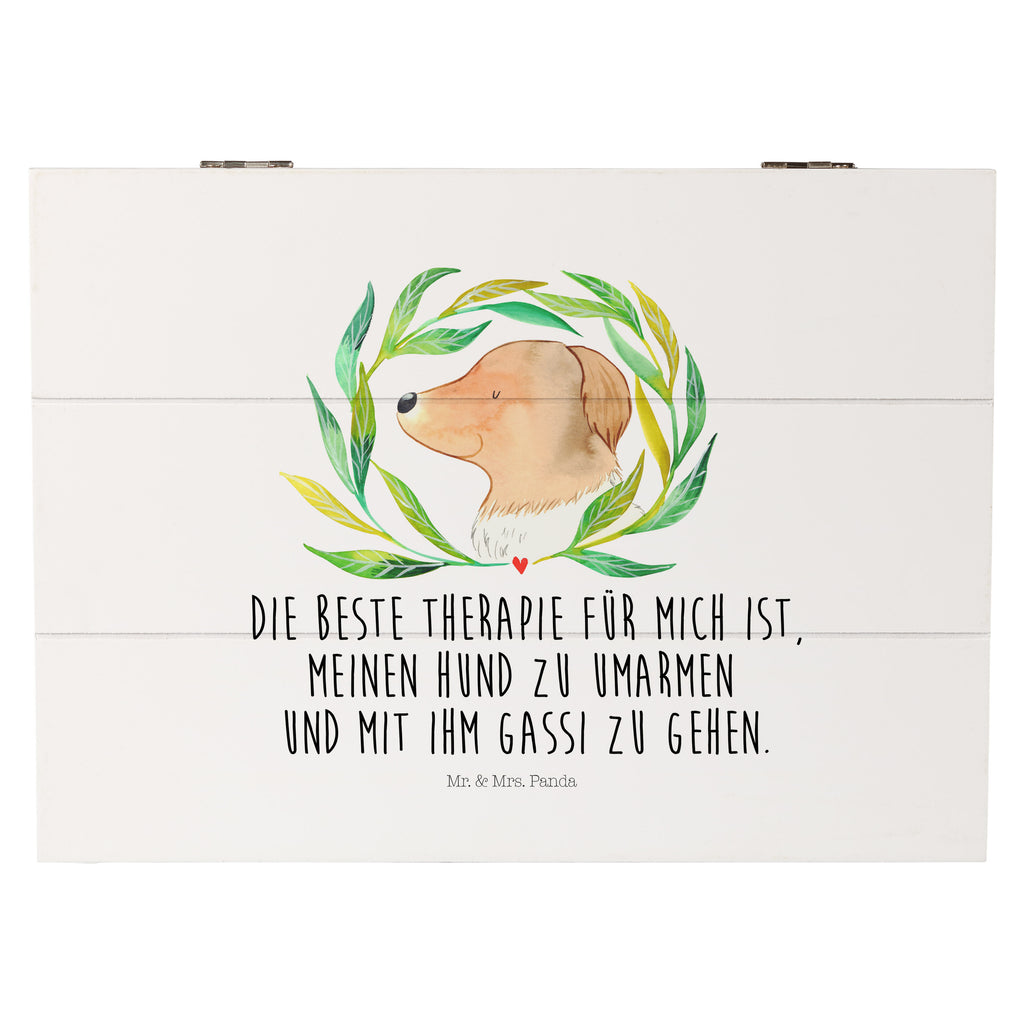 Holzkiste Hund Ranke Holzkiste, Kiste, Schatzkiste, Truhe, Schatulle, XXL, Erinnerungsbox, Erinnerungskiste, Dekokiste, Aufbewahrungsbox, Hund, Hundemotiv, Haustier, Hunderasse, Tierliebhaber, Hundebesitzer, Sprüche, Ranke, Therapie, Selbsttherapie, Hundeliebe, Hundeglück, Hunde