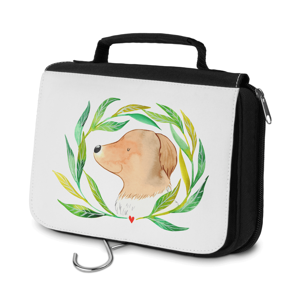 Kulturbeutel Hund Ranke Kulturbeutel, Zum Aufhängen, Waschtasche, Kosmetiktasche, Damen, Herren, Aufbewahrungstasche, Schminktasche, Kosmetikbeutel, Organizer, Kulturtasche, Schminkutensil, Hund, Hundemotiv, Haustier, Hunderasse, Tierliebhaber, Hundebesitzer, Sprüche, Ranke, Therapie, Selbsttherapie, Hundeliebe, Hundeglück, Hunde