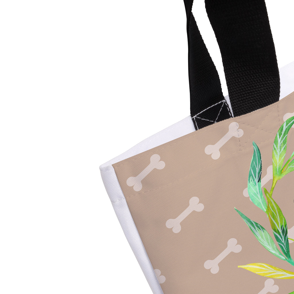 Shopper Hund Ranke Beutel, Einkaufstasche, Tasche, Strandtasche, Einkaufsbeutel, Shopper, Schultasche, Freizeittasche, Tragebeutel, Schulbeutel, Alltagstasche, Hund, Hundemotiv, Haustier, Hunderasse, Tierliebhaber, Hundebesitzer, Sprüche, Ranke, Therapie, Selbsttherapie, Hundeliebe, Hundeglück, Hunde