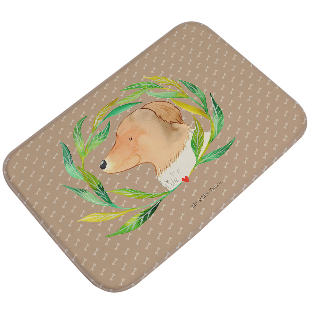 Badvorleger Hund Ranke Badematte, Badteppich, Duschvorleger, Badezimmerteppich, Badezimmermatte, Badvorleger, Duschmatte, Duschteppich, Hund, Hundemotiv, Haustier, Hunderasse, Tierliebhaber, Hundebesitzer, Sprüche, Ranke, Therapie, Selbsttherapie, Hundeliebe, Hundeglück, Hunde