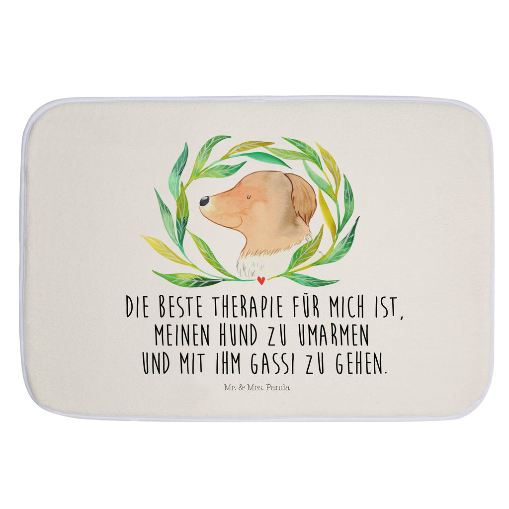 Badvorleger Hund Ranke Badematte, Badteppich, Duschvorleger, Badezimmerteppich, Badezimmermatte, Badvorleger, Duschmatte, Duschteppich, Hund, Hundemotiv, Haustier, Hunderasse, Tierliebhaber, Hundebesitzer, Sprüche, Ranke, Therapie, Selbsttherapie, Hundeliebe, Hundeglück, Hunde