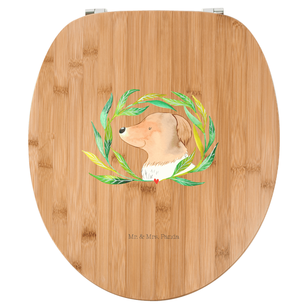 Motiv WC Sitz Hund Ranke Klobrille, Klodeckel, Toilettendeckel, WC-Sitz, Toilette, Hund, Hundemotiv, Haustier, Hunderasse, Tierliebhaber, Hundebesitzer, Sprüche, Ranke, Therapie, Selbsttherapie, Hundeliebe, Hundeglück, Hunde