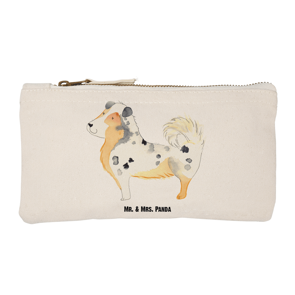 Schminktasche Australien Shepherd Schminktasche, Kosmetiktasche, Kosmetikbeutel, Stiftemäppchen, Etui, Federmappe, Makeup, XXL, Schminketui, Kosmetiketui, Schlamperetui, Hund, Hundemotiv, Haustier, Hunderasse, Tierliebhaber, Hundebesitzer, Sprüche, Australien Shepherd, Shepherd, Hundeliebe, Familienhund, Spruch