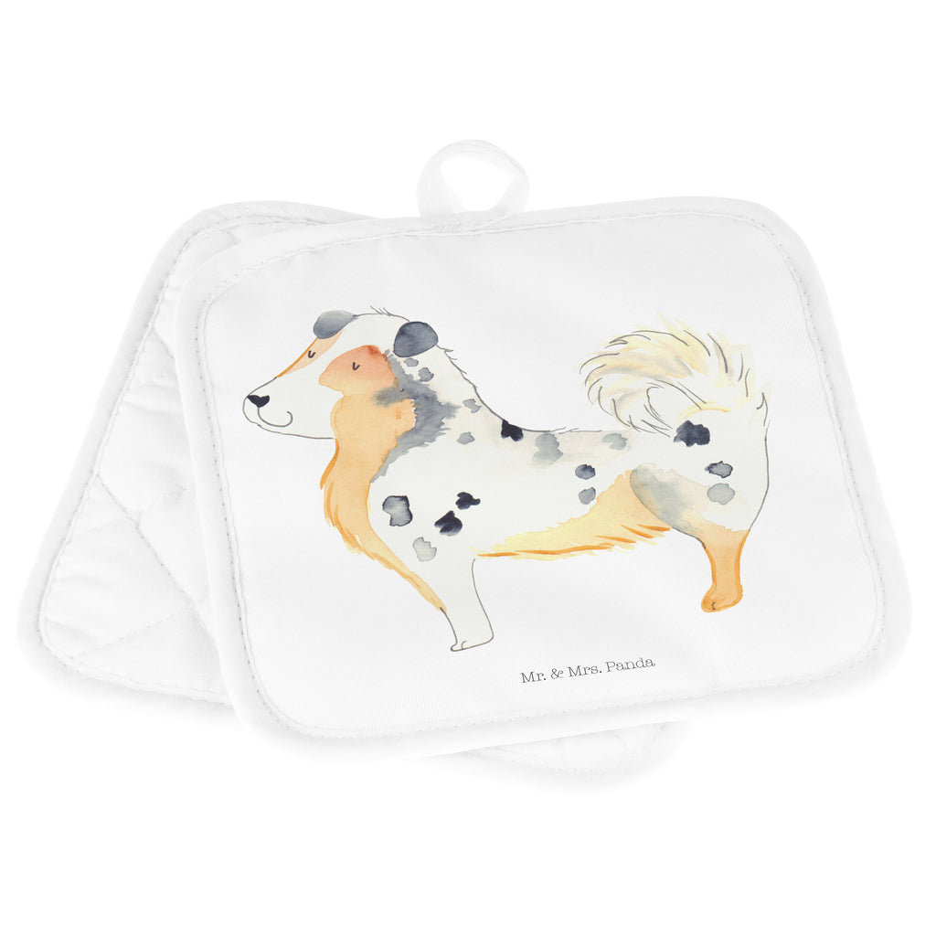 2er Set Topflappen  Australien Shepherd Topflappen, Topfuntersetzer, Ofenhandschuh, Topflappen Set, Topflappen lustig, Topflappen mit Spruch, Hund, Hundemotiv, Haustier, Hunderasse, Tierliebhaber, Hundebesitzer, Sprüche, Australien Shepherd, Shepherd, Hundeliebe, Familienhund, Spruch