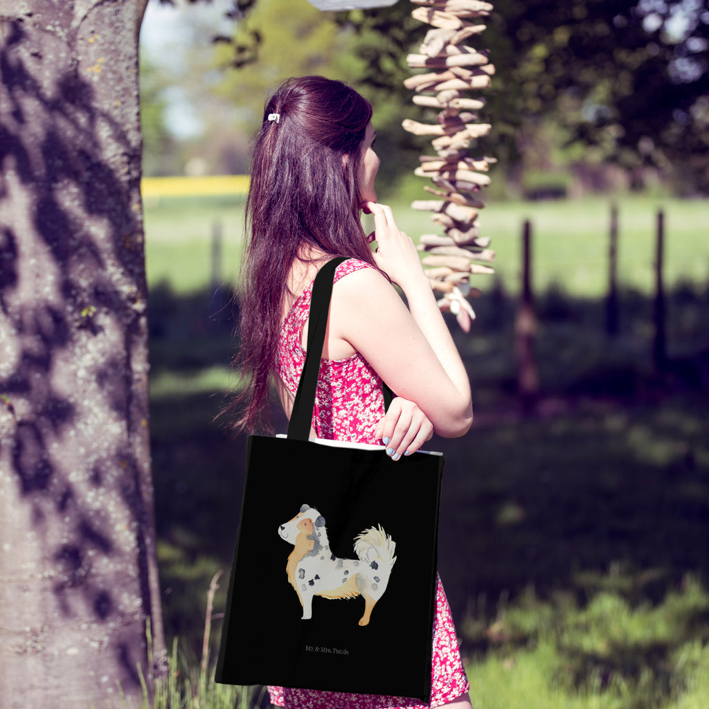 Tragetasche Australien Shepherd Beuteltasche, Beutel, Einkaufstasche, Jutebeutel, Stoffbeutel, Hund, Hundemotiv, Haustier, Hunderasse, Tierliebhaber, Hundebesitzer, Sprüche, Australien Shepherd, Shepherd, Hundeliebe, Familienhund, Spruch