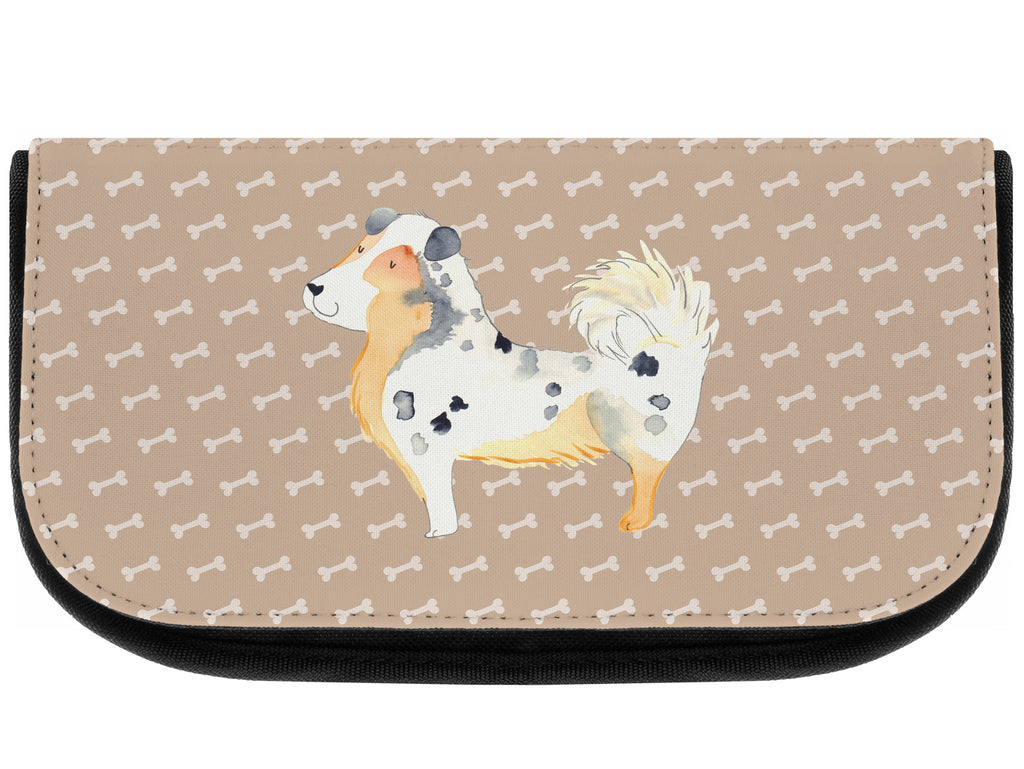 Kosmetiktasche Australien Shepherd Kosmetikbeutel, Kulturtasche, Kulturbeutel, Schminktasche, Make-Up Tasche, Hund, Hundemotiv, Haustier, Hunderasse, Tierliebhaber, Hundebesitzer, Sprüche, Australien Shepherd, Shepherd, Hundeliebe, Familienhund, Spruch