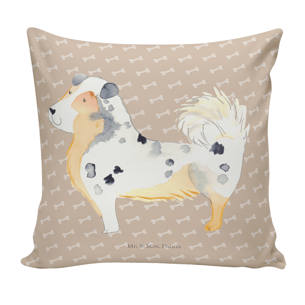40x40 Kissen Australien Shepherd Kissenhülle, Kopfkissen, Sofakissen, Dekokissen, Motivkissen, Hund, Hundemotiv, Haustier, Hunderasse, Tierliebhaber, Hundebesitzer, Sprüche, Australien Shepherd, Shepherd, Hundeliebe, Familienhund, Spruch