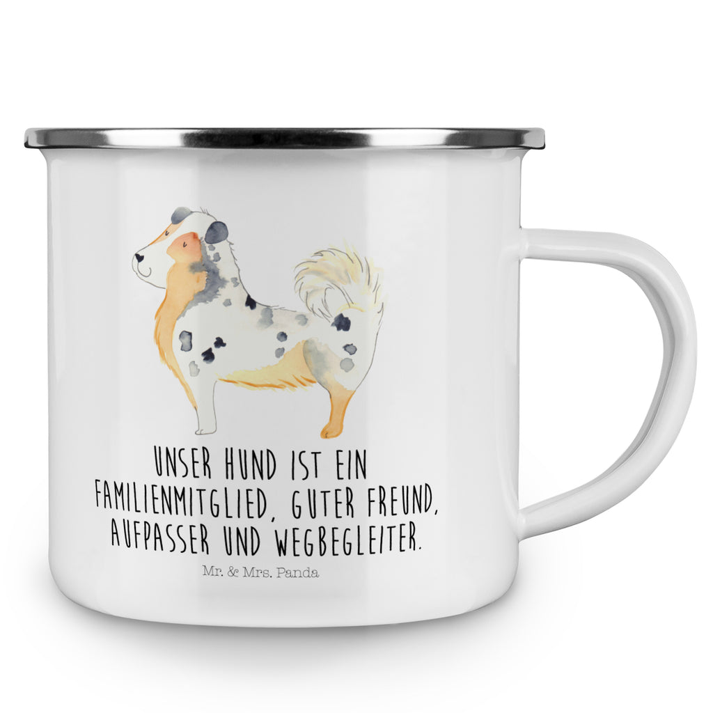 Camping Emaille Tasse Australien Shepherd Campingtasse, Trinkbecher, Metalltasse, Outdoor Tasse, Emaille Trinkbecher, Blechtasse Outdoor, Emaille Campingbecher, Edelstahl Trinkbecher, Metalltasse für Camping, Kaffee Blechtasse, Camping Tasse Metall, Hund, Hundemotiv, Haustier, Hunderasse, Tierliebhaber, Hundebesitzer, Sprüche, Australien Shepherd, Shepherd, Hundeliebe, Familienhund, Spruch