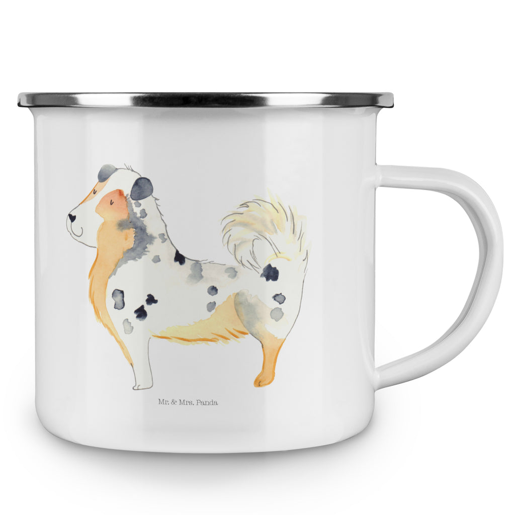 Camping Emaille Tasse Australien Shepherd Campingtasse, Trinkbecher, Metalltasse, Outdoor Tasse, Emaille Trinkbecher, Blechtasse Outdoor, Emaille Campingbecher, Edelstahl Trinkbecher, Metalltasse für Camping, Kaffee Blechtasse, Camping Tasse Metall, Hund, Hundemotiv, Haustier, Hunderasse, Tierliebhaber, Hundebesitzer, Sprüche, Australien Shepherd, Shepherd, Hundeliebe, Familienhund, Spruch