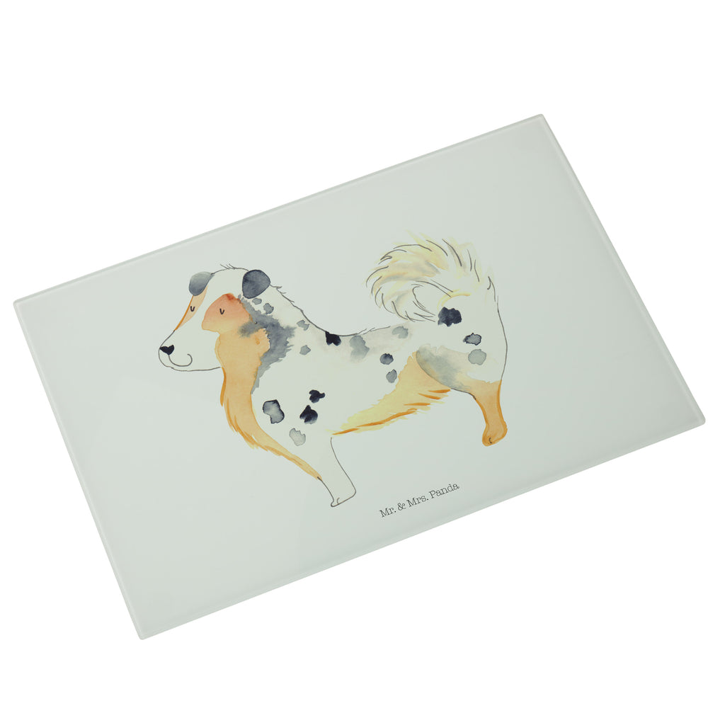 Medium Glas Schneidbrett Australien Shepherd Glasschneidebrett, Schneidebrett, Hund, Hundemotiv, Haustier, Hunderasse, Tierliebhaber, Hundebesitzer, Sprüche, Australien Shepherd, Shepherd, Hundeliebe, Familienhund, Spruch