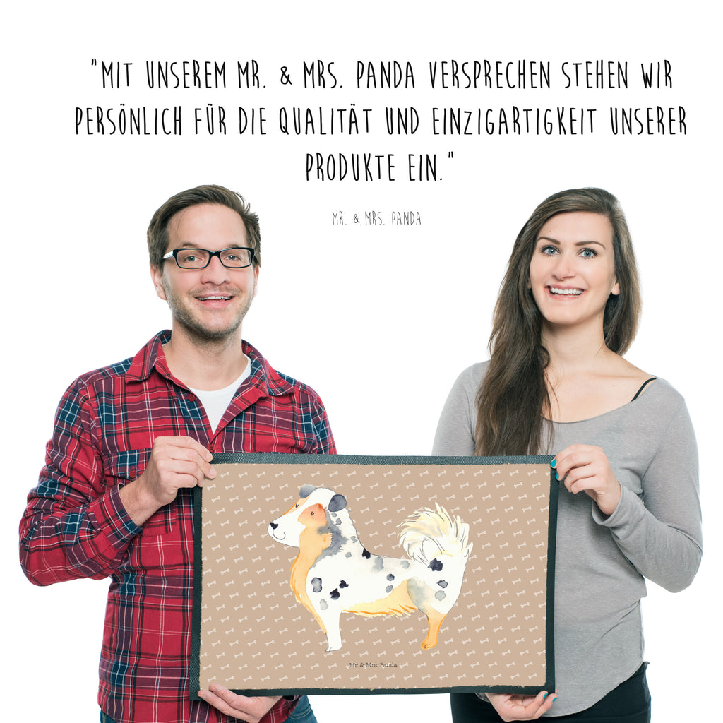 Fußmatte Australien Shepherd Australien Shepherd, Hund, Shepherd, Hundeliebe, Familienhund, Spruch, Sprüche Türvorleger, Schmutzmatte, Fußabtreter, Matte, Schmutzfänger, Fußabstreifer, Schmutzfangmatte, Türmatte, Motivfußmatte,  Haustürmatte, Vorleger  Hund, Hundemotiv, Haustier, Hunderasse, Tierliebhaber, Hundebesitzer, Sprüche