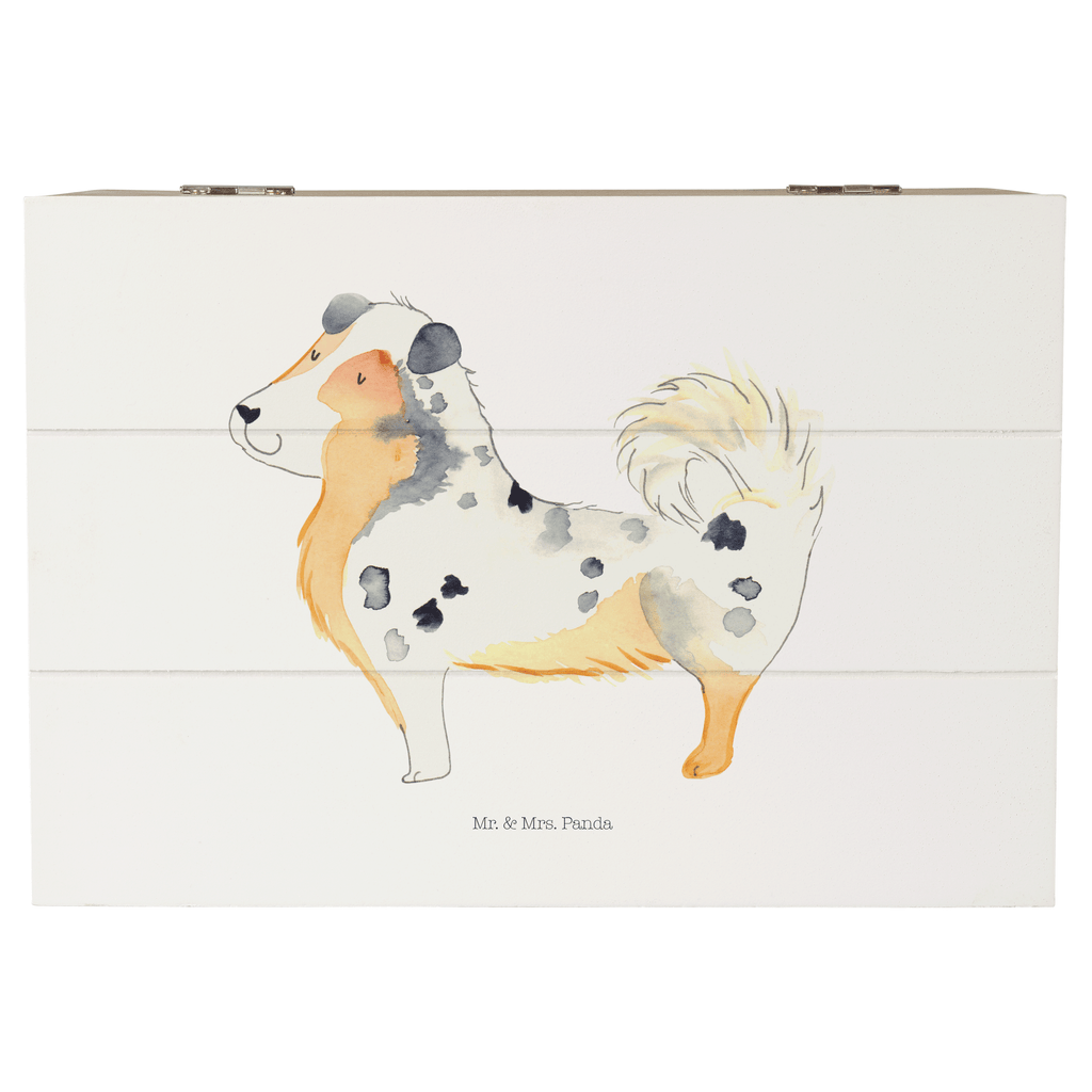 Holzkiste Australien Shepherd Holzkiste, Kiste, Schatzkiste, Truhe, Schatulle, XXL, Erinnerungsbox, Erinnerungskiste, Dekokiste, Aufbewahrungsbox, Hund, Hundemotiv, Haustier, Hunderasse, Tierliebhaber, Hundebesitzer, Sprüche, Australien Shepherd, Shepherd, Hundeliebe, Familienhund, Spruch